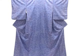 花唐草模様手織り紬着物